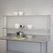 Flash Furniture Reese 430 Stainless Steel 18 Gauge NSF Certified 72-in x 12-in Metal Kitchen Double Overshelf NH-OSD-1272-GG - alternate 5